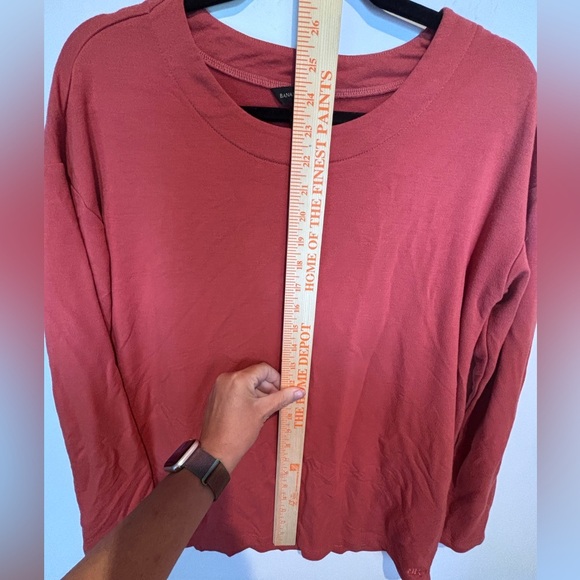 Banana Republic Medium Red Lightweight Sweater Knit Pullover - Picture 10 of 13